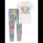 Pyjama 2 pièces Pride 100 % coton ajusté 6mois