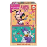 EDUCA-2 puzzles en bois de 16 pièces Minnie