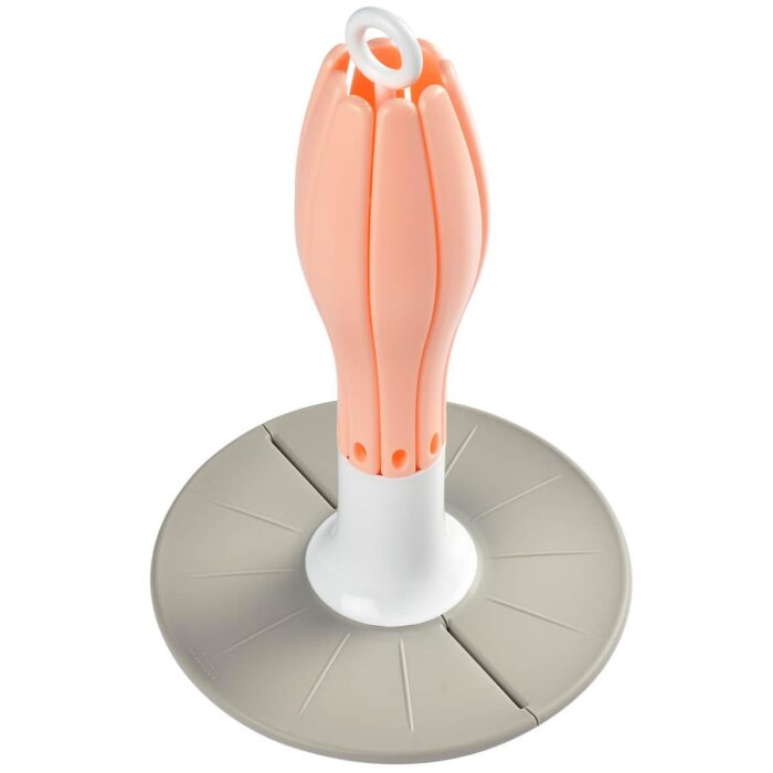 BEABA-Egoutte Biberon Pliable Flower Old Pink – Image 3
