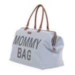 Mommy Bag Canvas Gris - CHILDHOME – Image 6