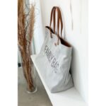 Childhome - Family Bag Sac A Langer - Canvas - Gris – Image 7