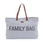 Childhome - Family Bag Sac A Langer - Canvas - Gris