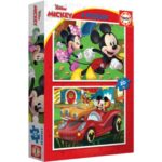 EDUCA-Disney puzzle 2 x 20 pieces - Mickey Mouse Fun House