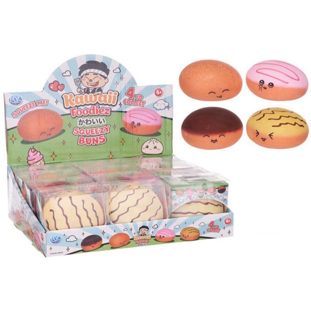 square-image (56) Kawaii Foodiez Squeezy Buns 8cm – Image 1