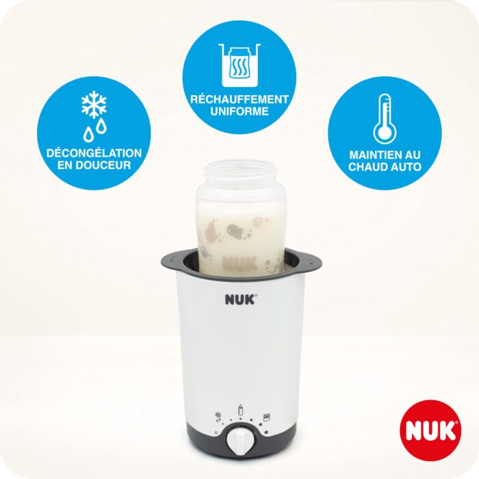 NUK Thermo 3in 1 Chauffe-biberon blanc – Image 2