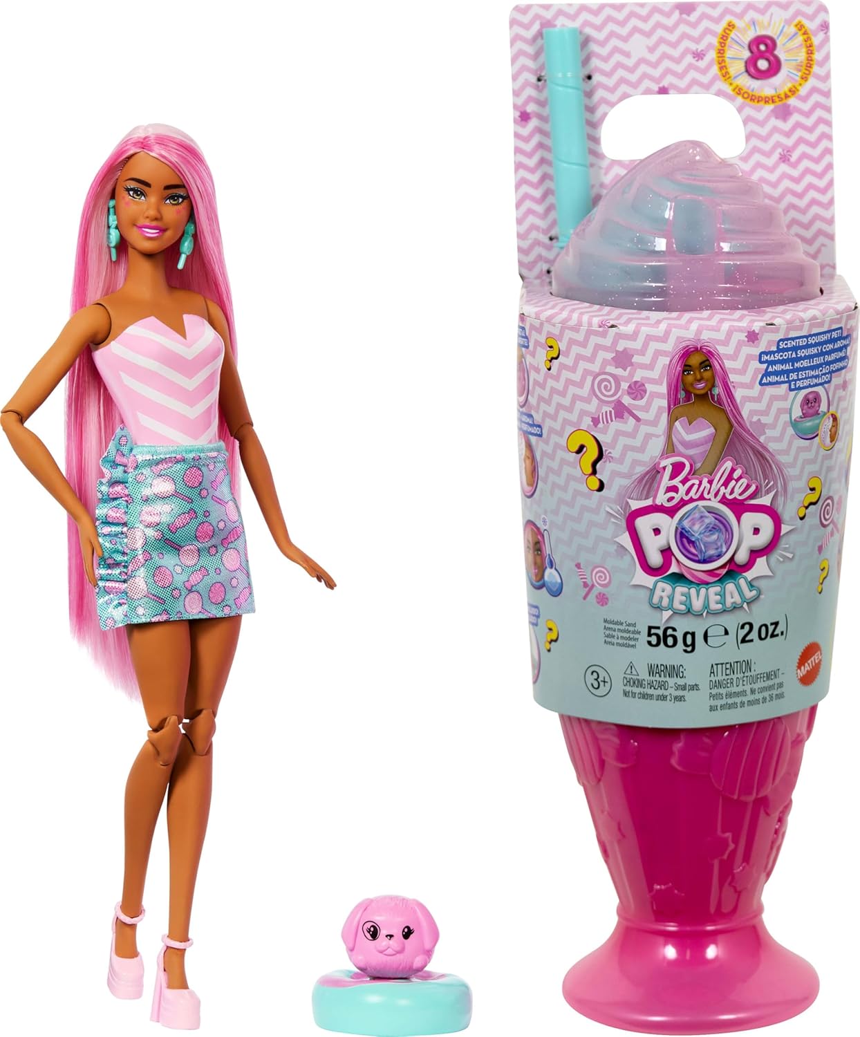 81yNXHvRR2L._AC_SL1500_ Mattel Barbie Poupée Reveal + Surprises – Image 1