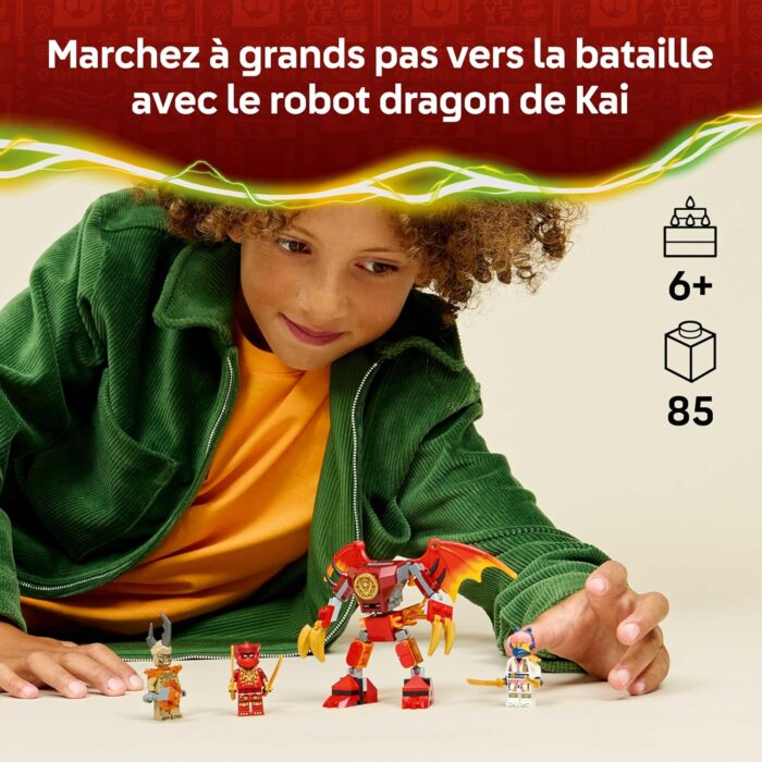 71851 - LEGO® NINJAGO - Pack de combat : le robot dragon de Kai – Image 5