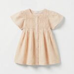 robe beige 2-3ans - zara