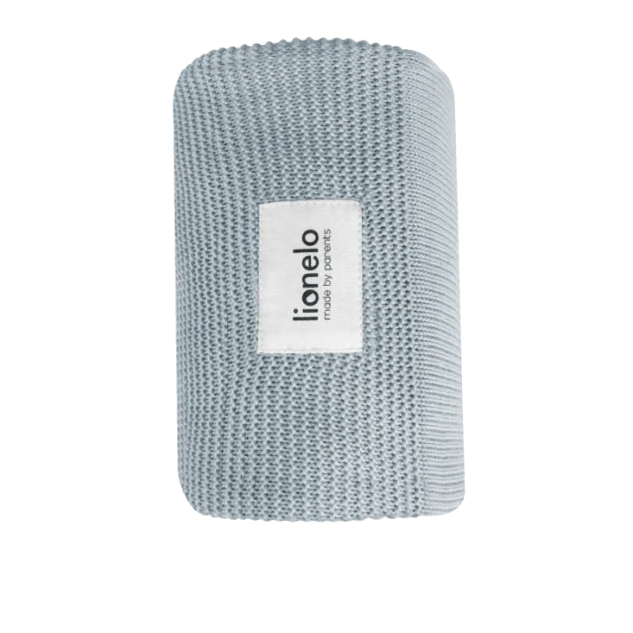 Lionelo Bamboo Blanket Grey — Couverture en bambou – Image 6