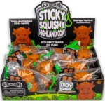 Scrunchems  vache des Highland Sticky Squishy