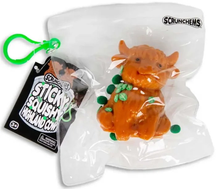 Scrunchems  vache des Highland Sticky Squishy – Image 2