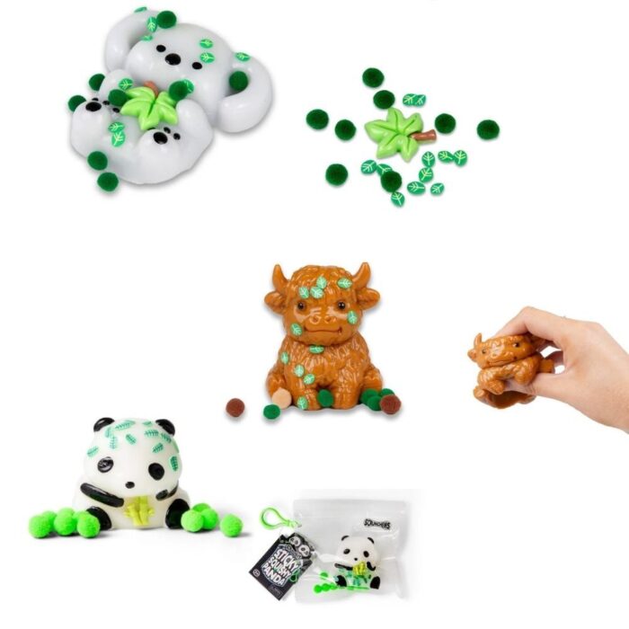 squishy SCRUNCHEMS PANDA COLLANT ET MOUSSEUX – Image 8