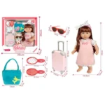 7162-4 - Poupée 16,5 pouces avec accessoires – 6 pièces