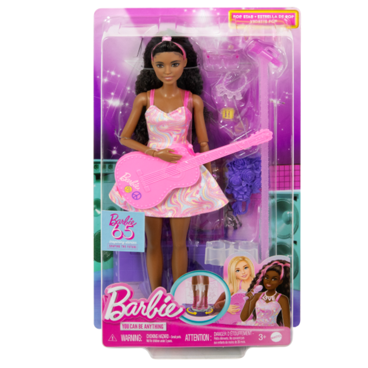 194735176083 (1) Barbie You can be anything - Poupée Barbie Pop Star – Image 1