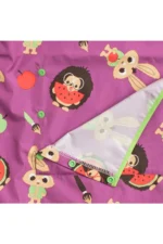 Bavoir Tablier à Manches Longues Violet de Tidy tot – Image 3