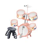 ZG3001-D - Batterie jazz enfant rose avec tabouret – Image 4