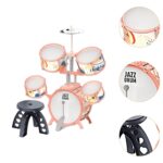 ZG3001-D - Batterie jazz enfant rose avec tabouret – Image 2
