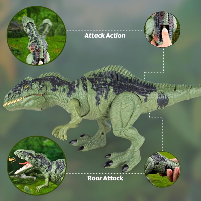 RS069C - Dinosaure géant à pression avec effets sonores – Image 4
