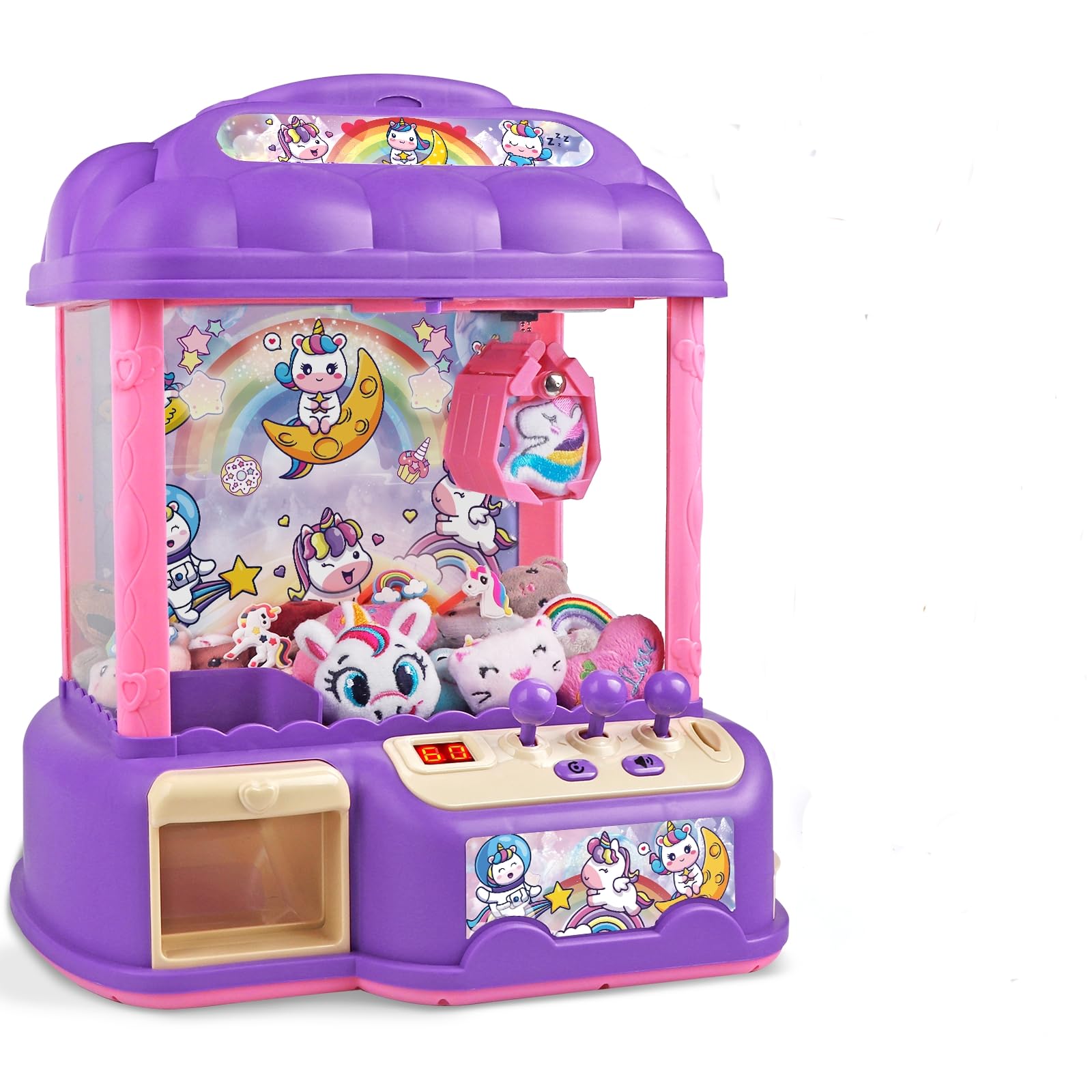 71K7hWPcExL LC-017 - Machine attrape-poupées licorne avec accessoires – Image 1