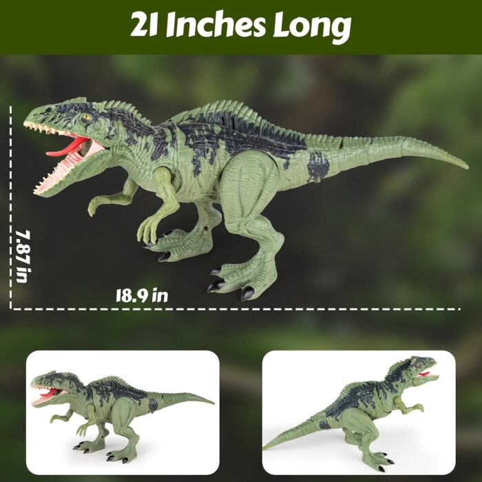 RS069C - Dinosaure géant à pression avec effets sonores – Image 3