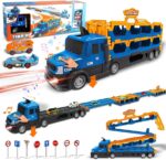660-S34 - Grand camion transformable avec piste urbaine et sons
