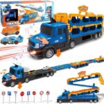 660-S34 - Grand camion transformable avec piste urbaine et sons