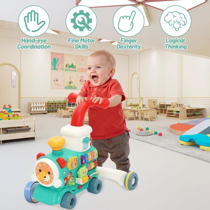 6062 - Trotteur train bébé 3 en 1 – Image 2