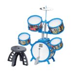 ZG3001-C - Batterie jazz enfant bleue avec tabouret