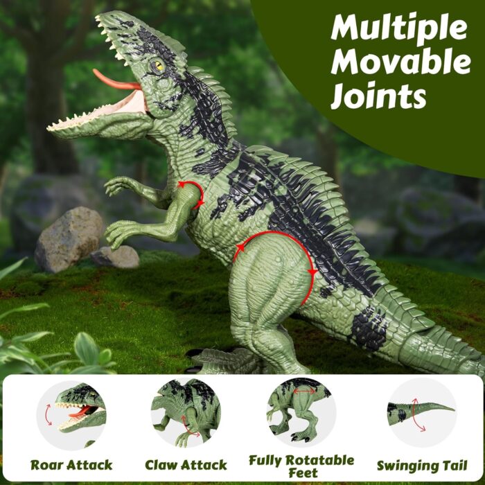 RS069C - Dinosaure géant à pression avec effets sonores – Image 5