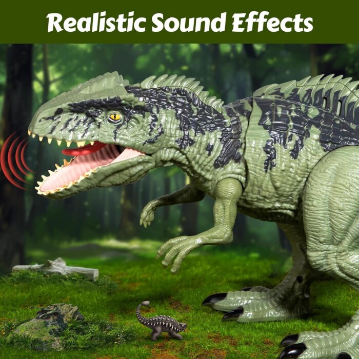 RS069C - Dinosaure géant à pression avec effets sonores – Image 6