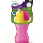 Avent Tasse à paille 300ml 12m+ sans BPA - Rose