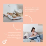 Doomoo Coussin d’allaitement et maternité blue grey moon Doomoo – Image 5
