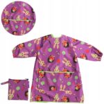 Bavoir Tablier à Manches Longues Violet de Tidy tot