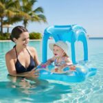Bouée gonflable pour Bébé avec parasol – Image 3
