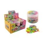 Squirmy Vers arc-en-ciel en bocal