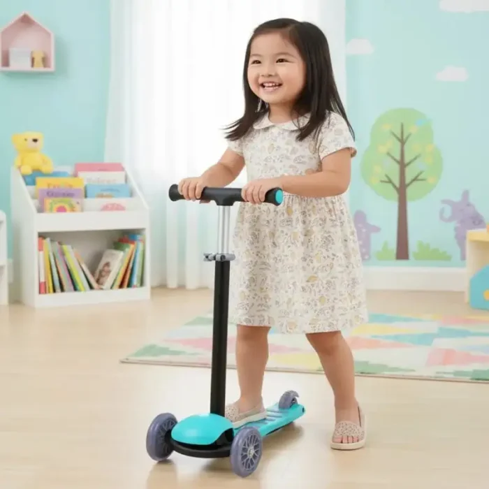Lebei Trottinette enfant 3 roues - Bleu – Image 2