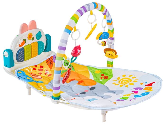 6078 - Tapis piano lapin 2 en 1 avec chaise à bascule – Image 7