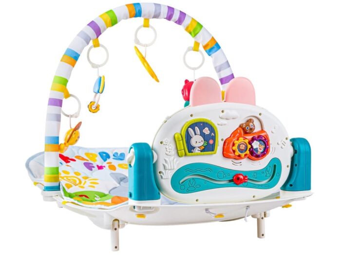 6078 - Tapis piano lapin 2 en 1 avec chaise à bascule – Image 3