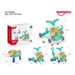 HE0816 - Trotteur bébé 4 en 1 avec musique et lumières – Image 2