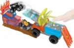 Monster Truck Hot Wheels - Arena Smashers Color Shifters 5-Alarm Rescue – Image 3
