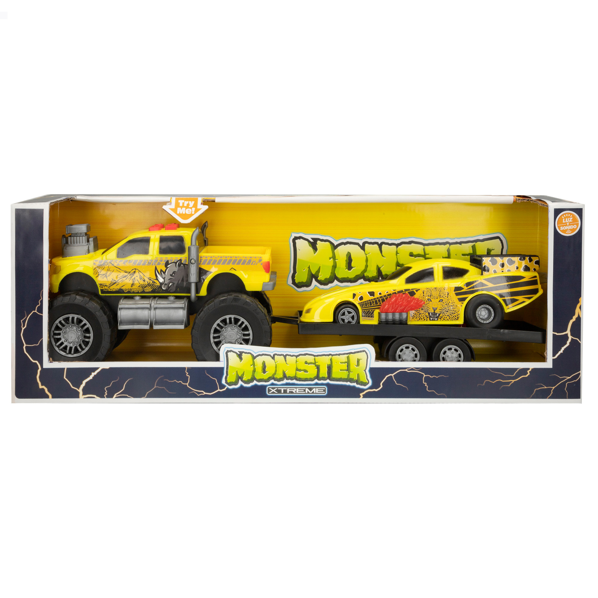 475201 SPEED&GO-CAMION GRUE AVEC VOITURE – Image 1