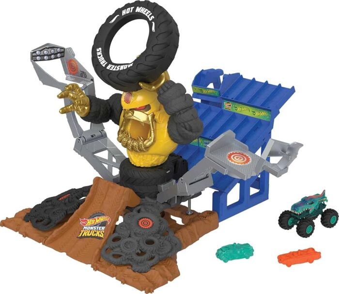 MONSTER TRUCKS MEGA-WREX CONTRE CRUSHZILLA HPR47 HOT WHEELS – Image 5