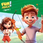 FUN- AREA- SET ARC ET FLÈCHES – Image 2