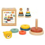 WOOMAX Tour en bois animaux Zookabee