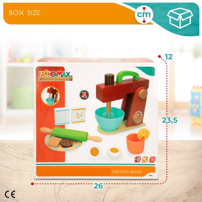 WOOMAX-MIXEUR EN BOIS AVEC 6 A – Image 2