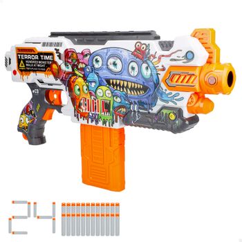 8412842477490_1 Pistolet jouet électrique V-Zone Monster avec 24 fléchettes en mousse – Image 1