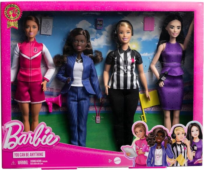 Coffret Barbie 4 poupées de course sportives – Image 5