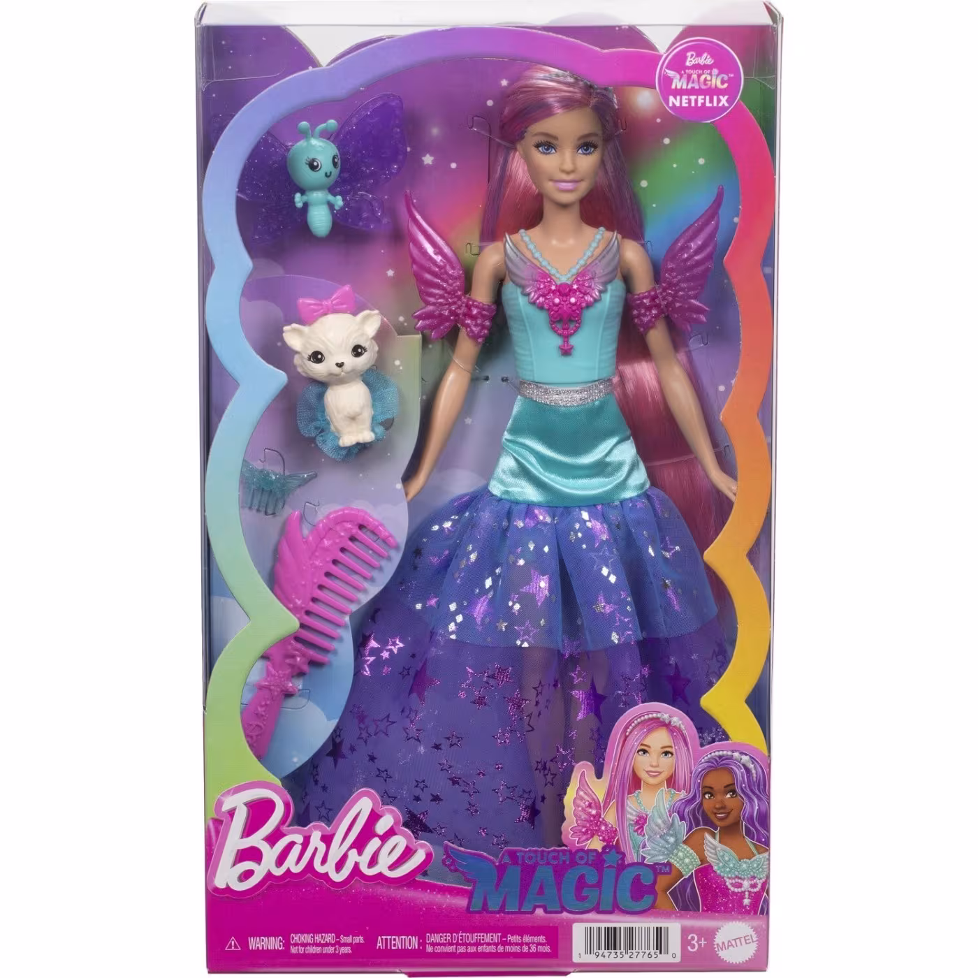 barbie-a-touch-of-magic-doll (1) POUPÉE HISTOIRES MAGIQUES ASSORTIES JBG08 PRINCESSE DISNEY – Image 1