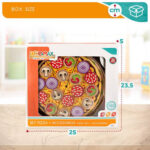 WOOMAX-SET PIZZA EN BOIS 27 PIECES – Image 6
