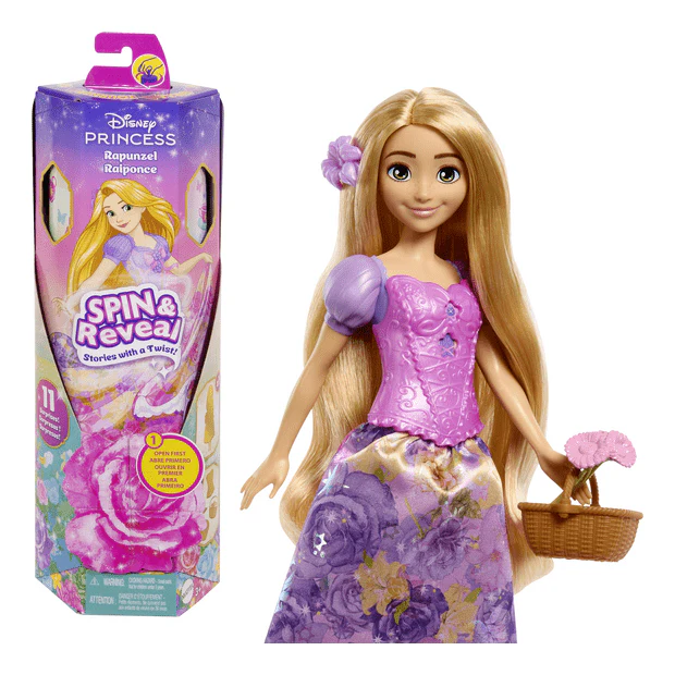 lennies-toys-j-disney-princess-spin-reveal-rapunzel-194735239689-73216847479165 Poupée Spin And Reveal - Raiponce – Image 1
